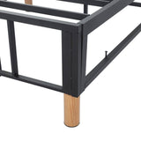 Darrahopens Furniture > Bedroom Metal Bedframe Mattress Foundation (Light Grey) – King