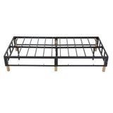 Darrahopens Furniture > Bedroom Metal Bedframe Mattress Foundation (Light Grey) – King