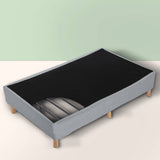 Darrahopens Furniture > Bedroom Metal Bedframe Mattress Foundation (Light Grey) – King