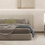 Darrahopens Furniture > Bedroom Milano Decor Gia Boucle Bedhead Headboard Upholstered Luxury Cushioned White - King - White