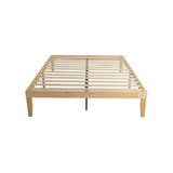 Darrahopens Furniture > Bedroom Natural Wooden Bed Base – Queen