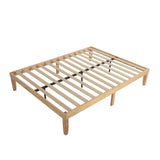 Darrahopens Furniture > Bedroom Natural Wooden Bed Base – Queen