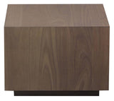 Darrahopens Furniture > Bedroom Oscar 1 Drawer Low Bedside Table (Latte)