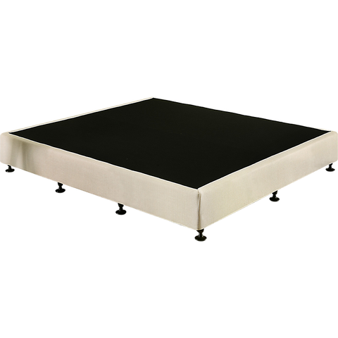 darrahopens Furniture > Bedroom Palermo King Ensemble Bed Base Platinum Natural Sand Linen Fabric