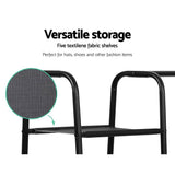 darrahopens Furniture > Bedroom Portable Clothes Rack Garment Hanging Stand Closet Storage Organiser Shelf Home