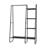 darrahopens Furniture > Bedroom Portable Clothes Rack Garment Hanging Stand Closet Storage Organiser Shelf Home