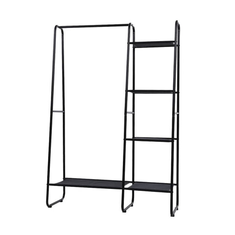 darrahopens Furniture > Bedroom Portable Clothes Rack Garment Hanging Stand Closet Storage Organiser Shelf Home