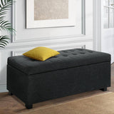 darrahopens Furniture > Bedroom Premium Storage Ottoman - Charcoal