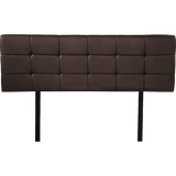 darrahopens Furniture > Bedroom PU Leather Double Bed Deluxe Headboard Bedhead - Brown