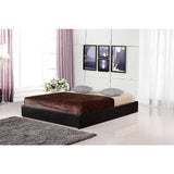 darrahopens Furniture > Bedroom PU Leather Double Bed Ensemble Frame