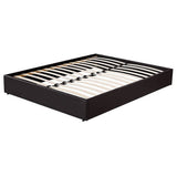 darrahopens Furniture > Bedroom PU Leather Double Bed Ensemble Frame