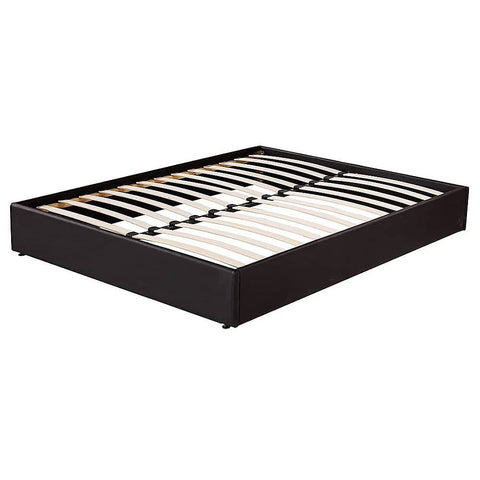 darrahopens Furniture > Bedroom PU Leather Double Bed Ensemble Frame