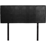 darrahopens Furniture > Bedroom PU Leather Double Bed Headboard Bedhead - Black