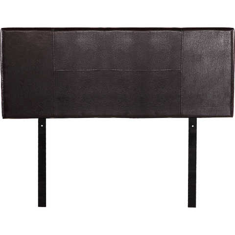 darrahopens Furniture > Bedroom PU Leather Double Bed Headboard Bedhead - Brown