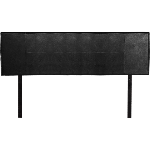 darrahopens Furniture > Bedroom PU Leather King Bed Headboard Bedhead - Black
