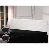 darrahopens Furniture > Bedroom PU Leather King Bed Headboard Bedhead - White