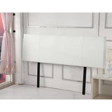 darrahopens Furniture > Bedroom PU Leather King Bed Headboard Bedhead - White