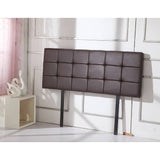 darrahopens Furniture > Bedroom PU Leather Queen Bed Deluxe Headboard Bedhead - Brown