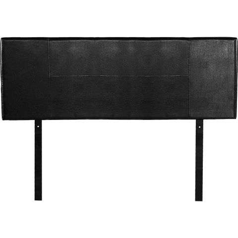 darrahopens Furniture > Bedroom PU Leather Queen Bed Headboard Bedhead - Black