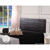 darrahopens Furniture > Bedroom PU Leather Queen Bed Headboard Bedhead - Brown