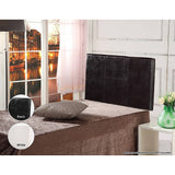 darrahopens Furniture > Bedroom PU Leather Single Bed Headboard Bedhead - Brown