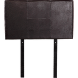 darrahopens Furniture > Bedroom PU Leather Single Bed Headboard Bedhead - Brown
