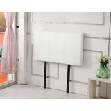 darrahopens Furniture > Bedroom PU Leather Single Bed Headboard Bedhead - White