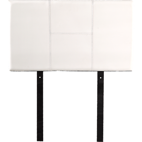 darrahopens Furniture > Bedroom PU Leather Single Bed Headboard Bedhead - White