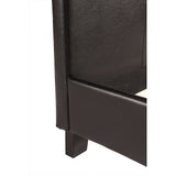 darrahopens Furniture > Bedroom Queen PU Leather Bed Frame Black