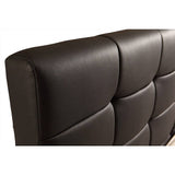 darrahopens Furniture > Bedroom Queen PU Leather Deluxe Bed Frame Black