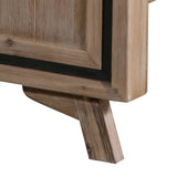 darrahopens Furniture > Bedroom Queen Size Silver Brush Bed Frame in Acacia Wood Construction
