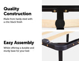 darrahopens Furniture > Bedroom Single Metal Bed Frame - Bedroom Furniture