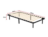 darrahopens Furniture > Bedroom Single Metal Bed Frame - Bedroom Furniture
