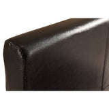 darrahopens Furniture > Bedroom Single PU Leather Bed Frame Black