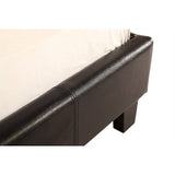 darrahopens Furniture > Bedroom Single PU Leather Bed Frame Black