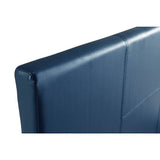 darrahopens Furniture > Bedroom Single PU Leather Bed Frame Blue
