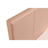 darrahopens Furniture > Bedroom Single PU Leather Bed Frame Pink