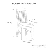darrahopens Furniture > Dining 2x Wooden Frame Leatherette in Solid Wood Acacia & Veneer Dining Chairs in Chocolate Colour