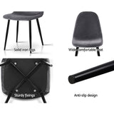 darrahopens Furniture > Dining 4 X Artiss Dining Chairs Dark Grey