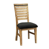 darrahopens Furniture > Dining 7 Pieces Dining Suite 180cm Medium Size Dining Table & 6X Chairs in Solid Acacia Wooden Frame in Silver Brush Colour