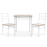 darrahopens Furniture > Dining Artiss 3 Piece Dining Set - Natural