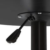 darrahopens Furniture > Dining Artiss Bar Table Kitchen Tables Swivel Round Metal Black