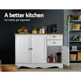 darrahopens Furniture > Dining Artiss Buffet Sideboard Storage Cabinet Kitchen Cupboard Drawer Table Hallway