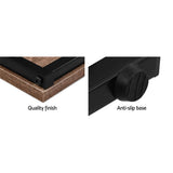 darrahopens Furniture > Dining Artiss Coffee Table Nesting Side Tables Wooden Rustic Vintage Metal Frame