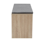 darrahopens Furniture > Dining Artiss Dining Bench NATU Upholstery Seat Stool Chair Cushion Kitchen Furniture Oak 90cm