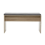 darrahopens Furniture > Dining Artiss Dining Bench NATU Upholstery Seat Stool Chair Cushion Kitchen Furniture Oak 90cm