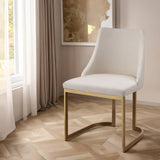 Darrahopens Furniture > Dining Artiss Dining Chairs Linen Fabric Beige Set Of 2 Balen