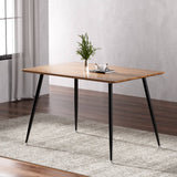 Darrahopens Furniture > Dining Artiss Dining Table 4 Seater Kitchen Cafe Wooden Table Rectangular 120CM