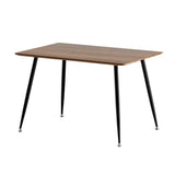 Darrahopens Furniture > Dining Artiss Dining Table 4 Seater Kitchen Cafe Wooden Table Rectangular 120CM