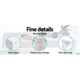 darrahopens Furniture > Dining Artiss Dining Table 4 Seater Wooden Kitchen Tables White 120cm Cafe Restaurant